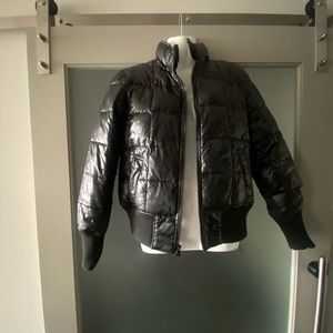 Black Old Navy Puffer Jacket